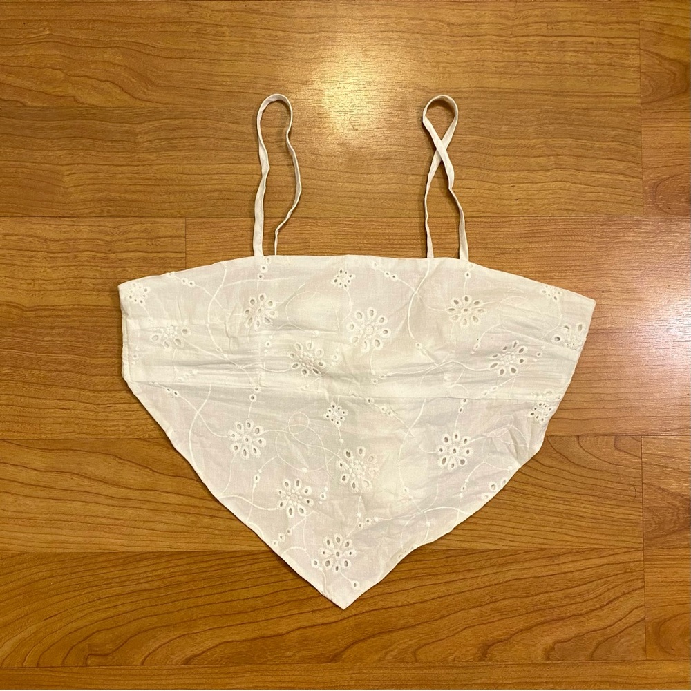 Shein Lace Bandana Crop Cami Top